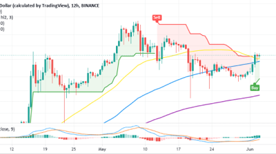 狗狗币价格技术水平和链上指标一致，反弹至0.6美元